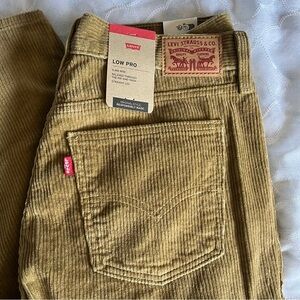 Levi’s Corduroy‎ Pants color tan ForMens size W30 L 30 NWT